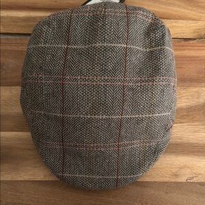 Jaxon Brown Grey Tweed Cap